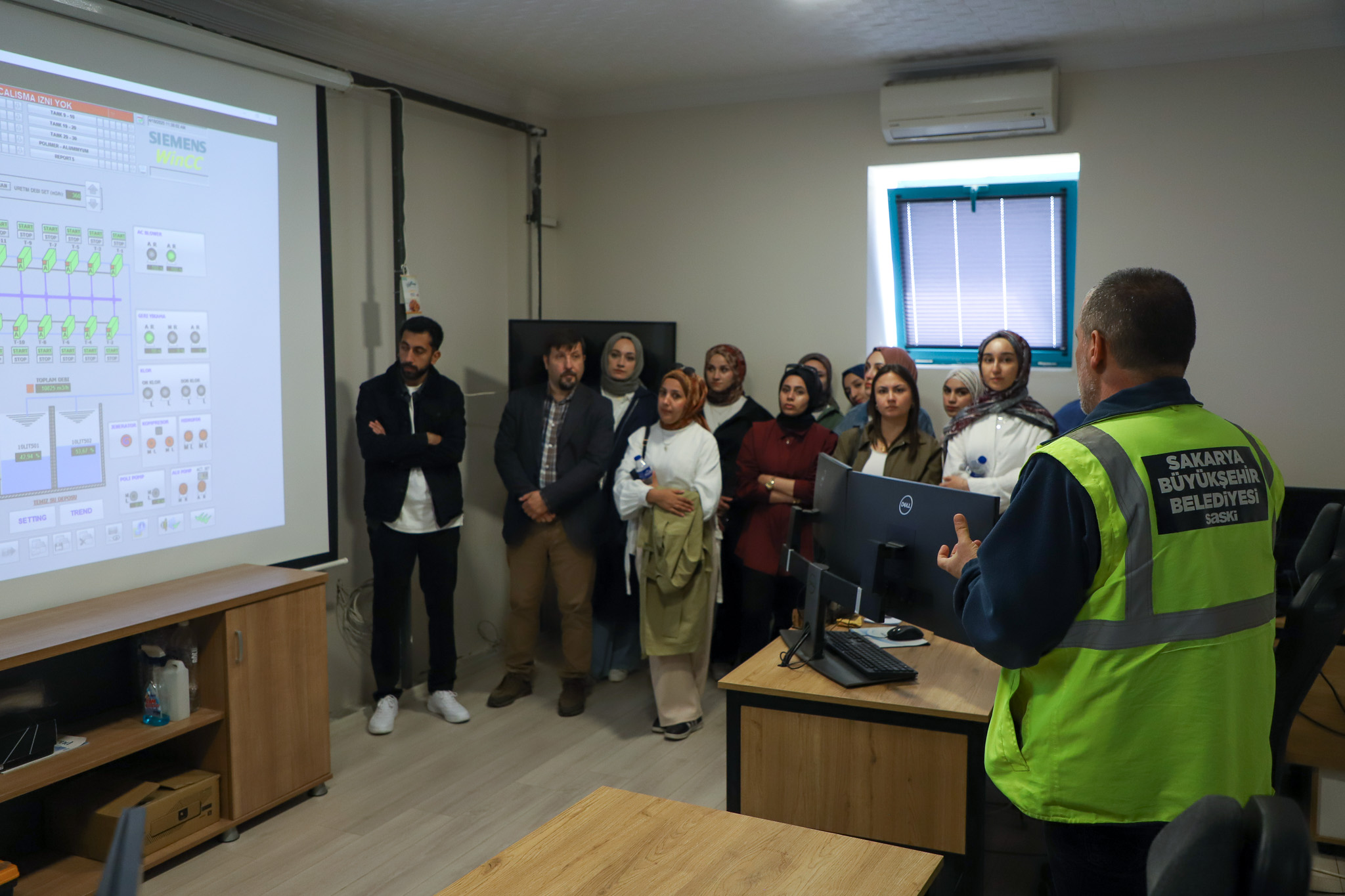 Öğretmen adayları suyun yolculuğuna SASKİ arıtma tesislerinde tanıklık etti