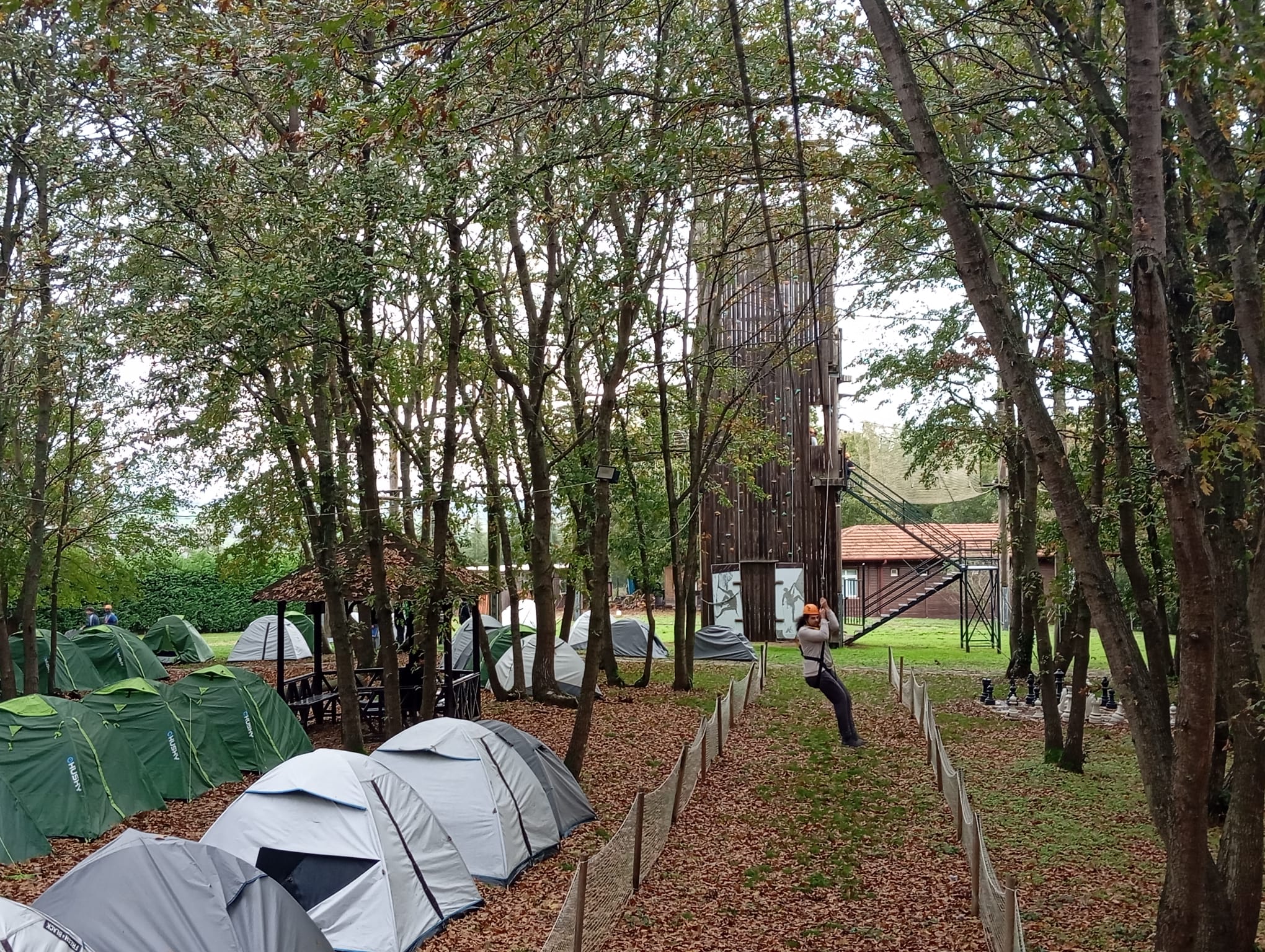 Macera Park gençlerin kamp heyecanının adresi oldu