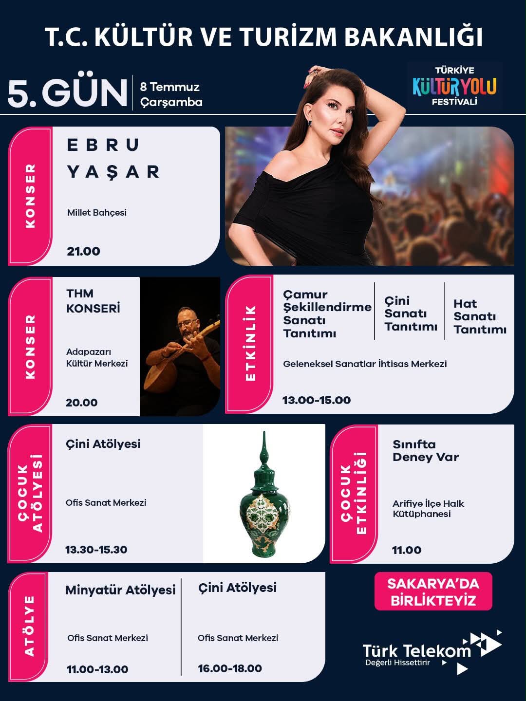 Sakarya’da Kültür Yolu Festivali başlıyor: “Bu heyecanı hep birlikte yaşayalım”