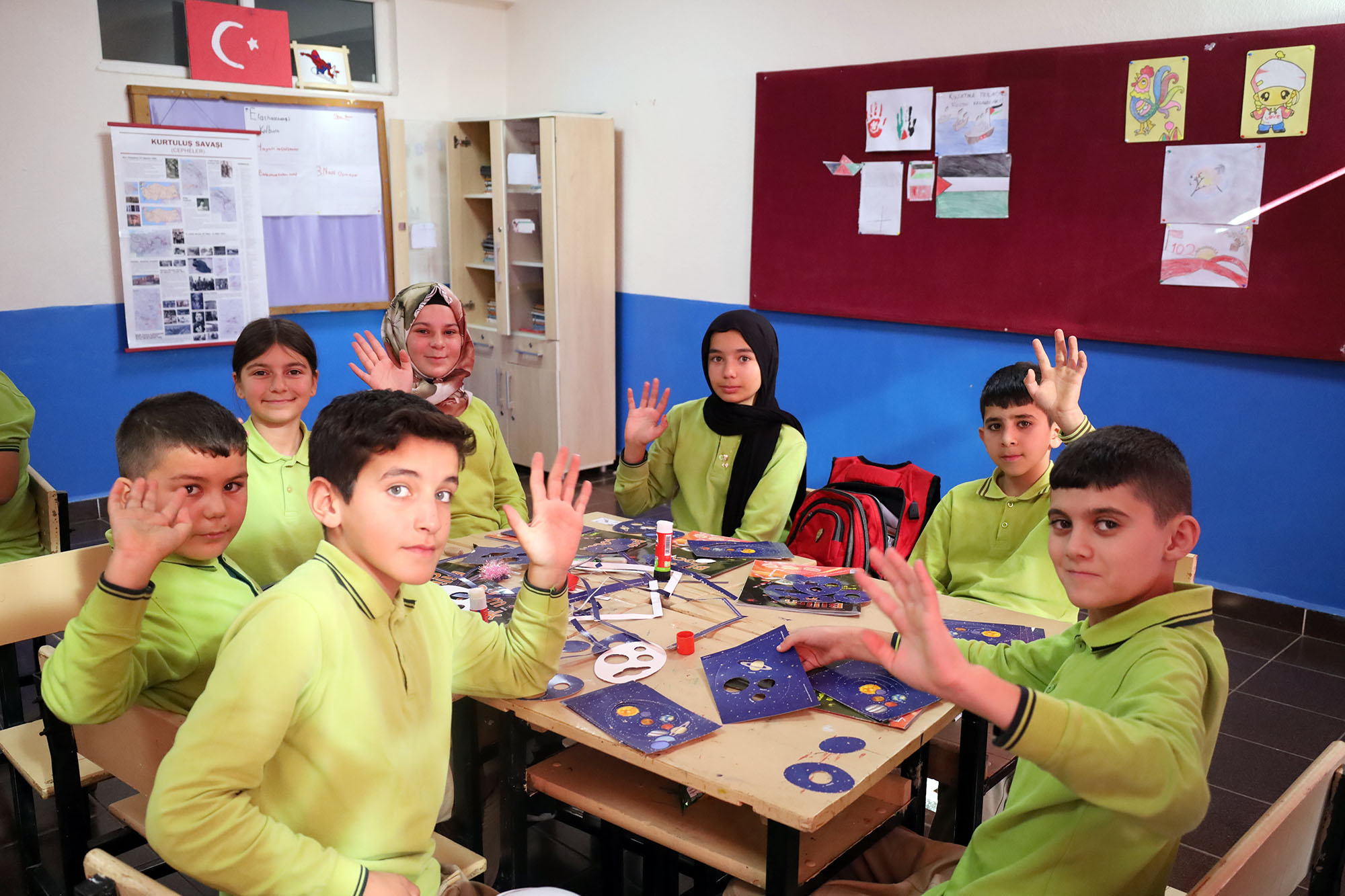 Bilimin renkli dünyasına adım attılar