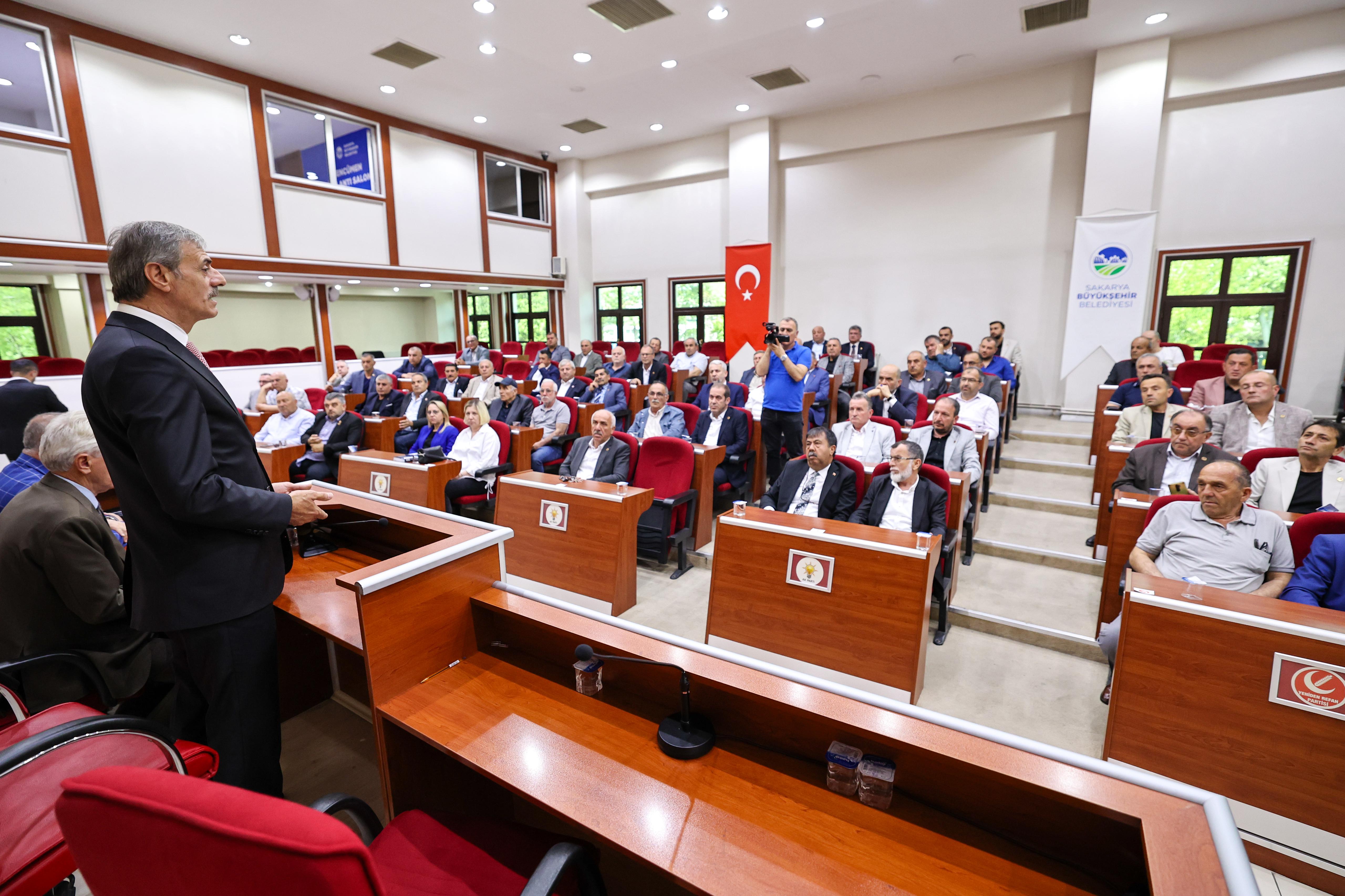 “Etkin ve çözüm odaklı çalışma anlayışıyla Sakarya’yı geleceğe hazırlayacağız”