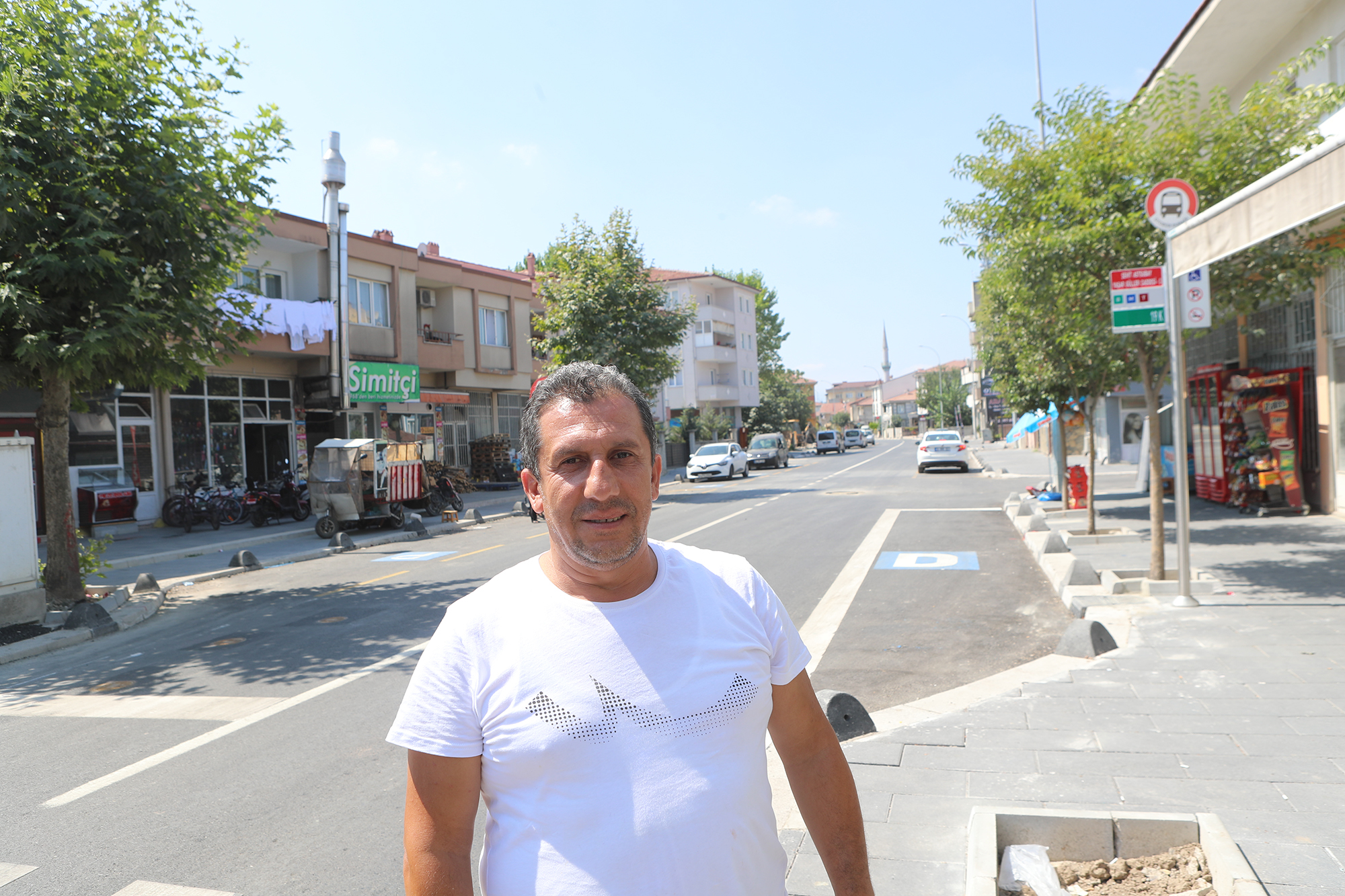 Şehit Yaşar Güller Caddesi’nde yüzler gülüyor