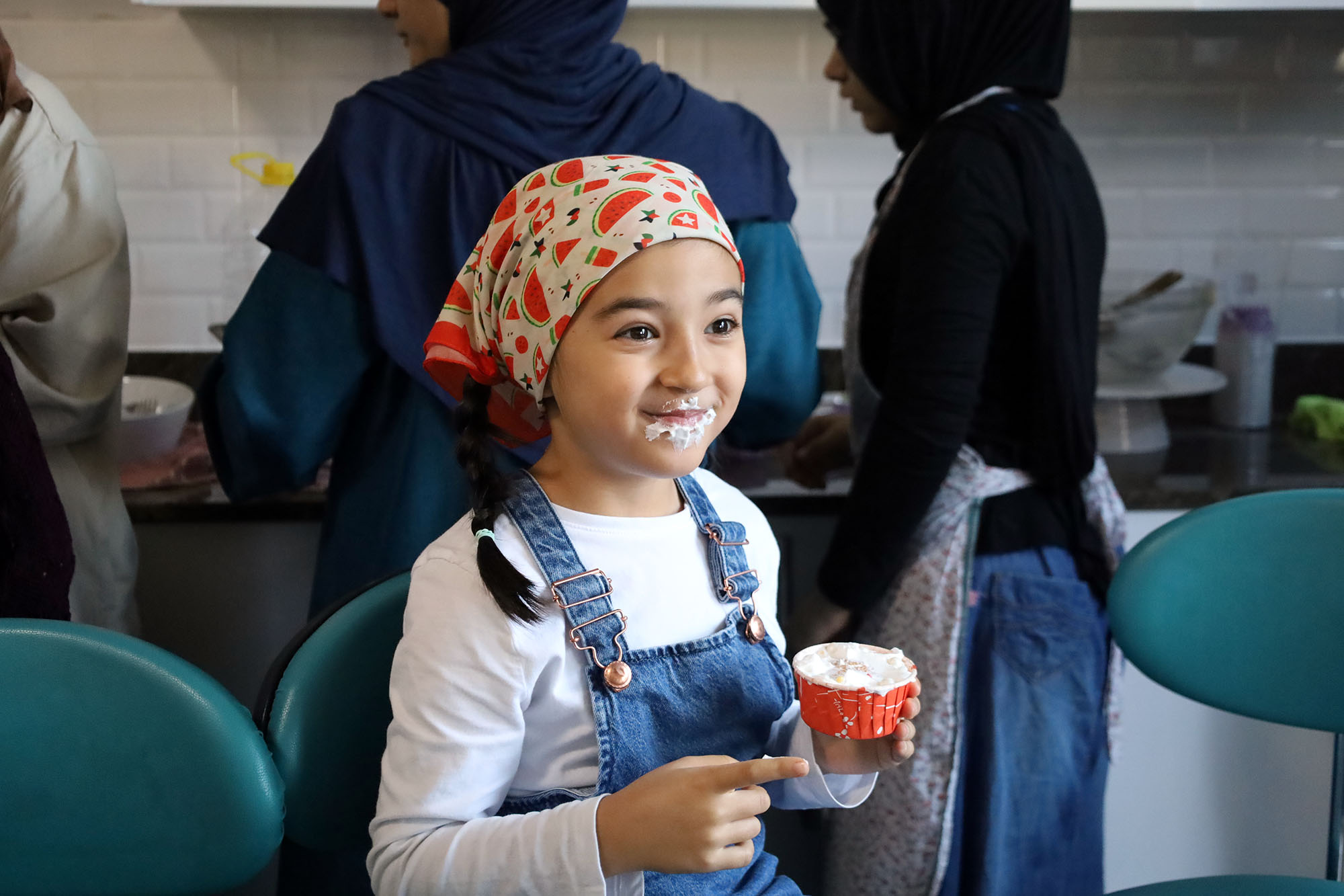 Ara tatilin en renkli programı: Anne ve çocuklar SAMEK’te birlikte üretti