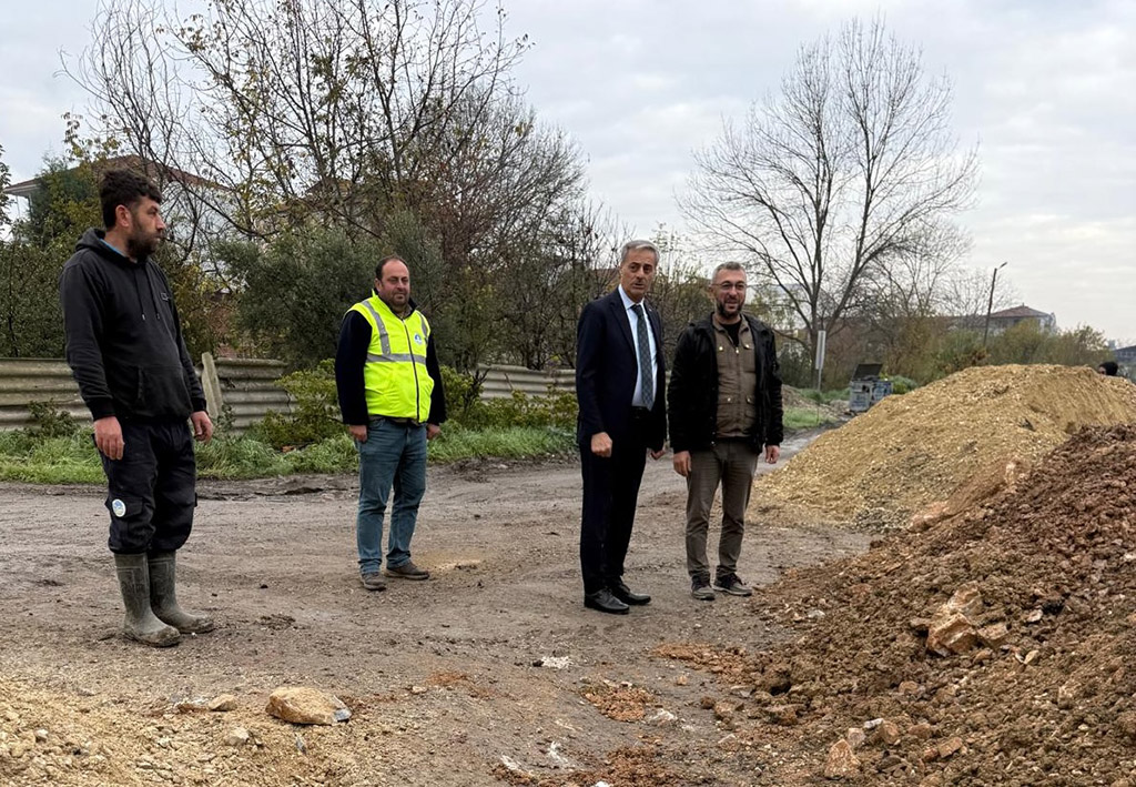 Alparslan Türkeş Caddesi’nde duble yol öncesi altyapı güçlendiriliyor