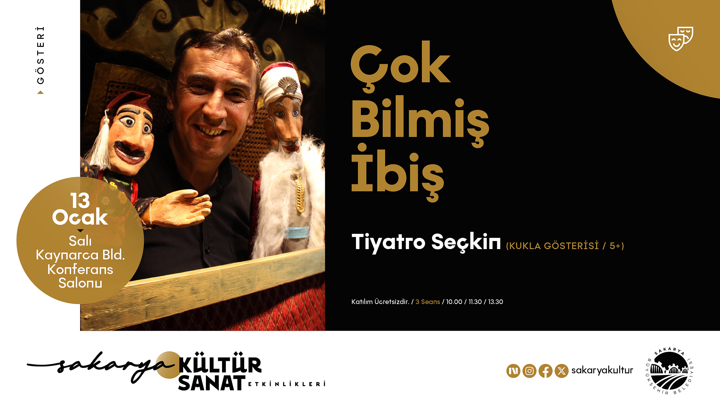 Büyükşehir yeni yılın ilk kültür sanat takvimini açıkladı