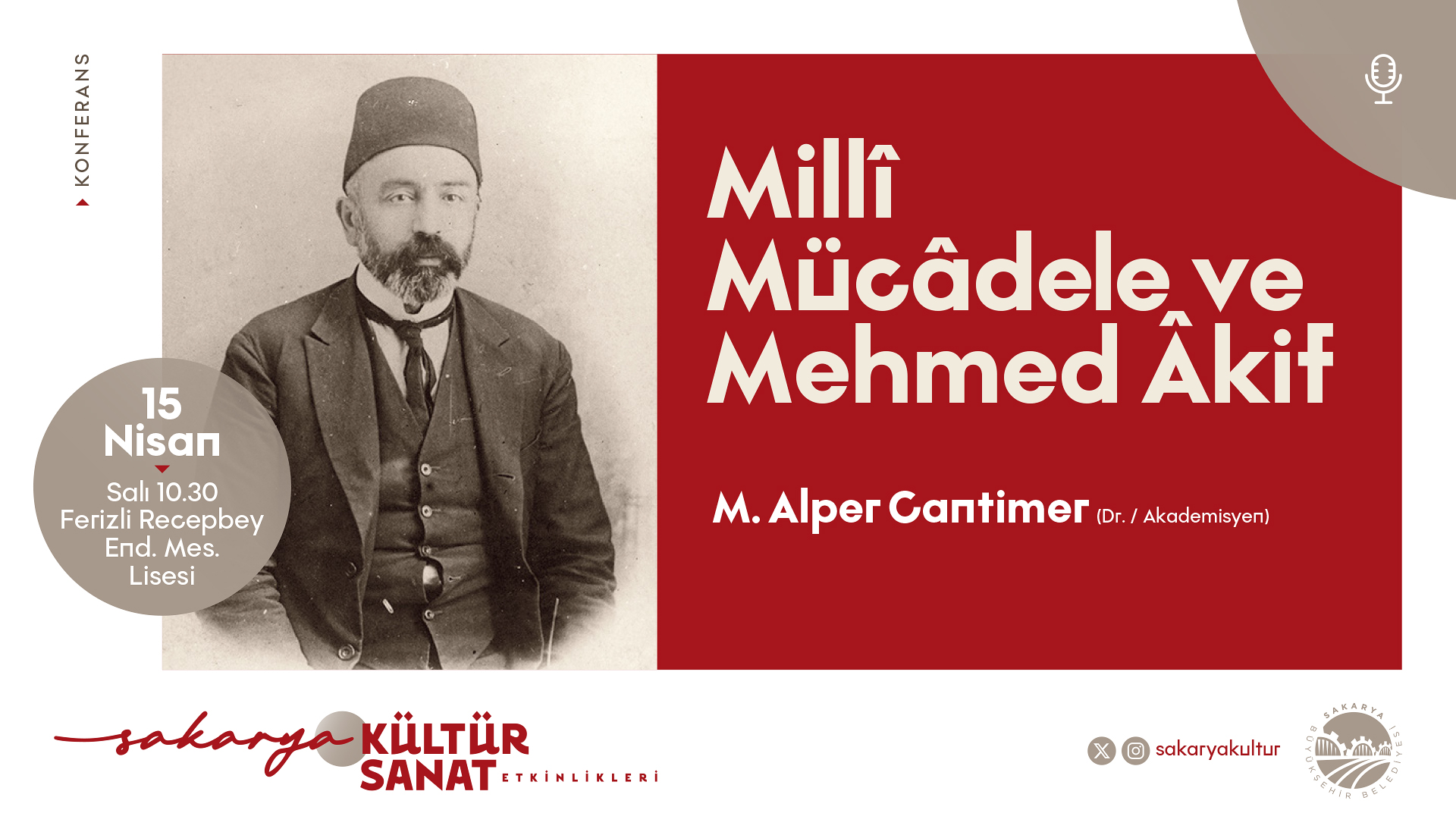 Büyükşehir kültür sanat etkinliklerinde Nisan takvimi belli oldu