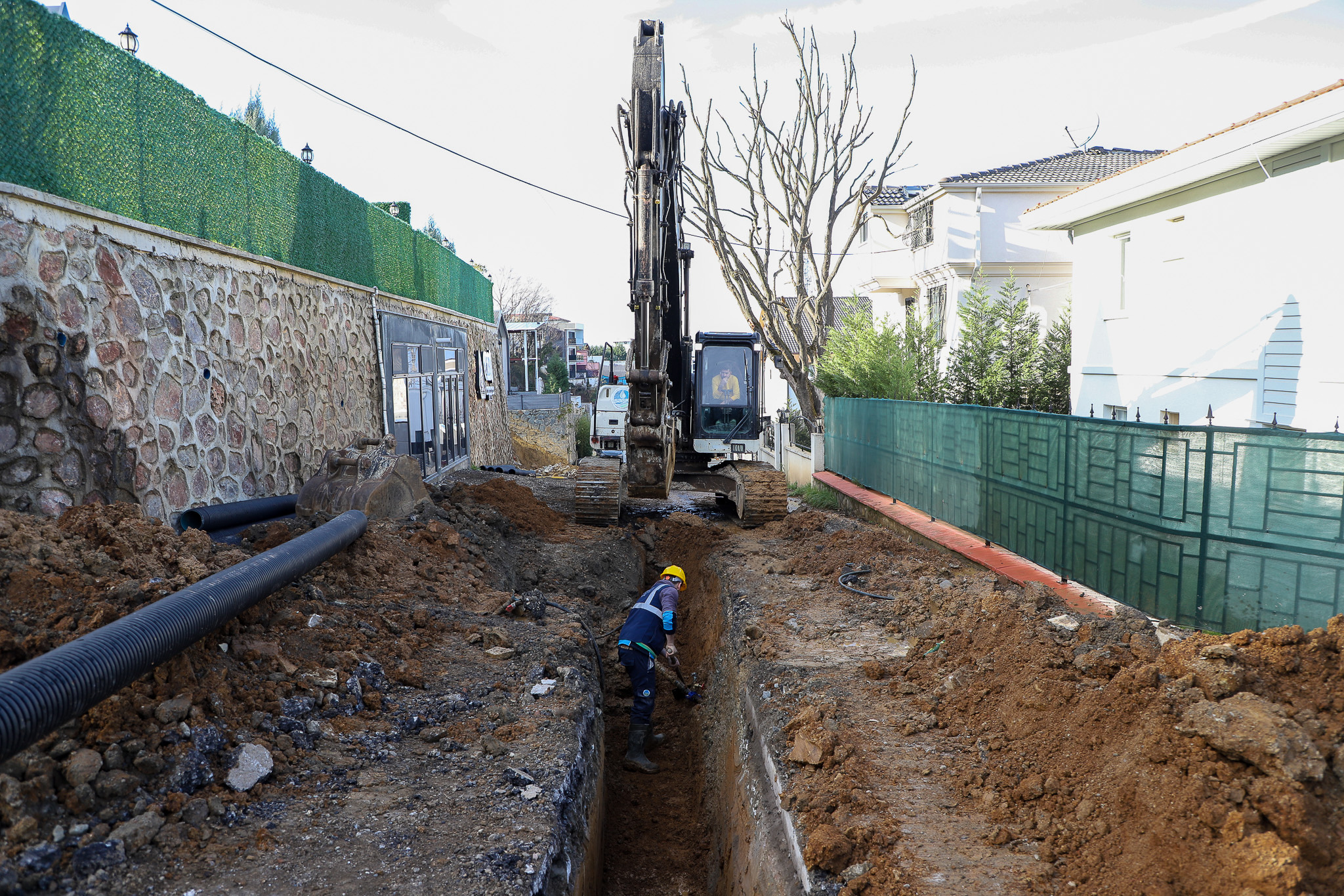 Göl Mahallesi’nin atık su geleceği yeni hat ile güvence altına alınıyor