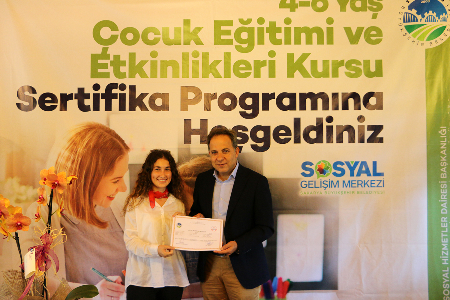 Çocuk Gelişimi Kursu Sertifika Programıyla taçlandı