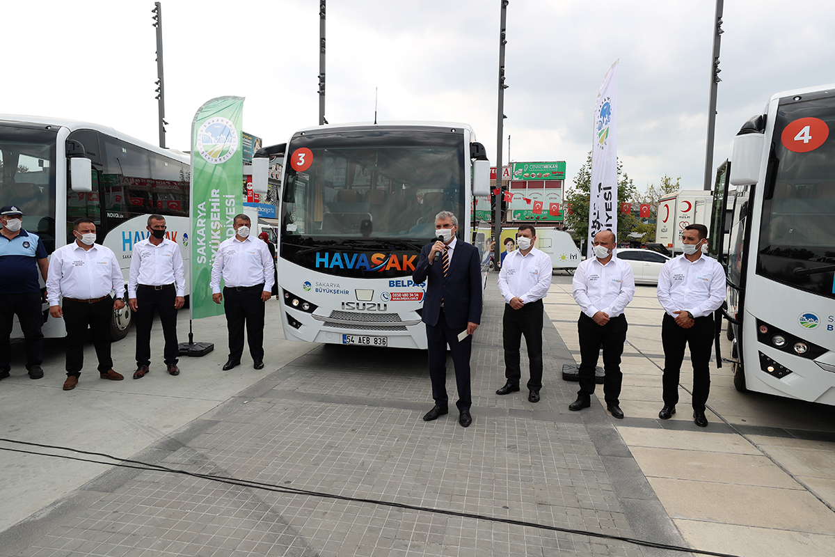 HAVASAK’larla havalimanı seferleri başladı