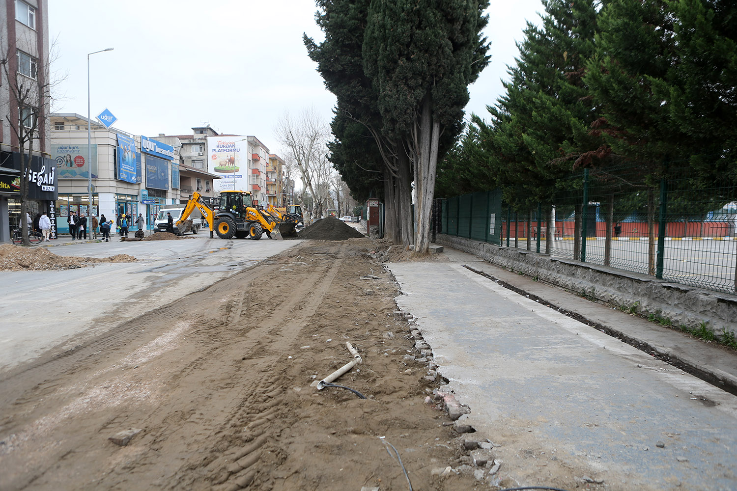 Çark Caddesi’nde dönüşüm altyapıyla başladı