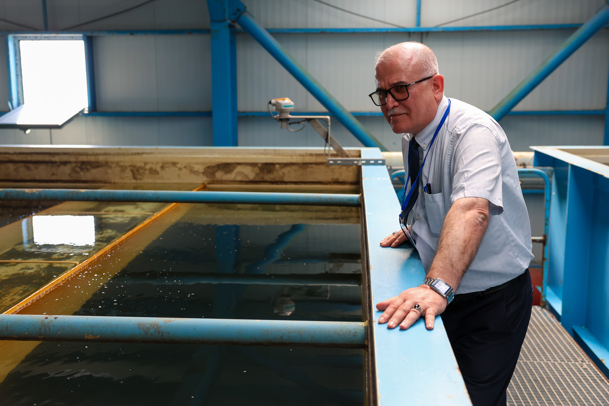 Yabancı öğretmen ve öğrenciler su arıtma süreçlerine tanıklık etti