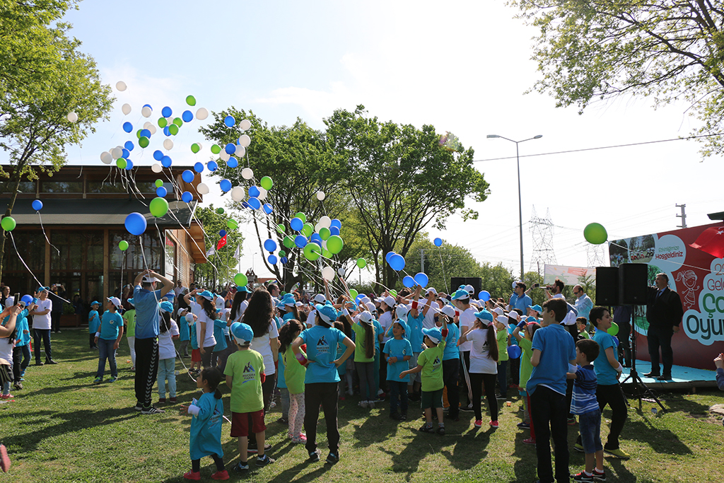 Çocuklar Macera Park’ta doyasıya eğlendi