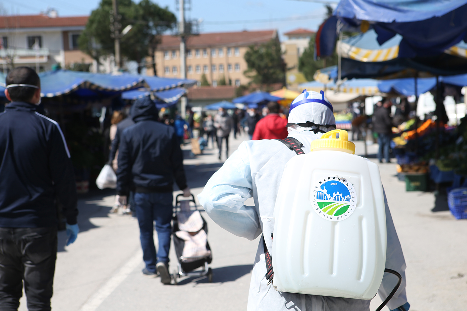 İlçelerde Koronavirüs tedbirleri sürüyor