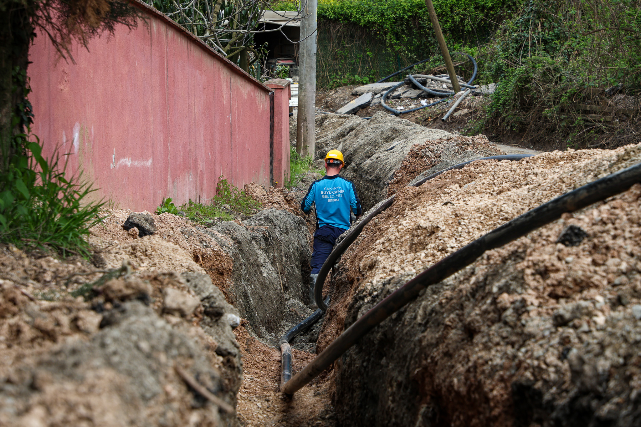 Sapanca Kuruçeşme’nin altyapısı yaza hazırlanıyor