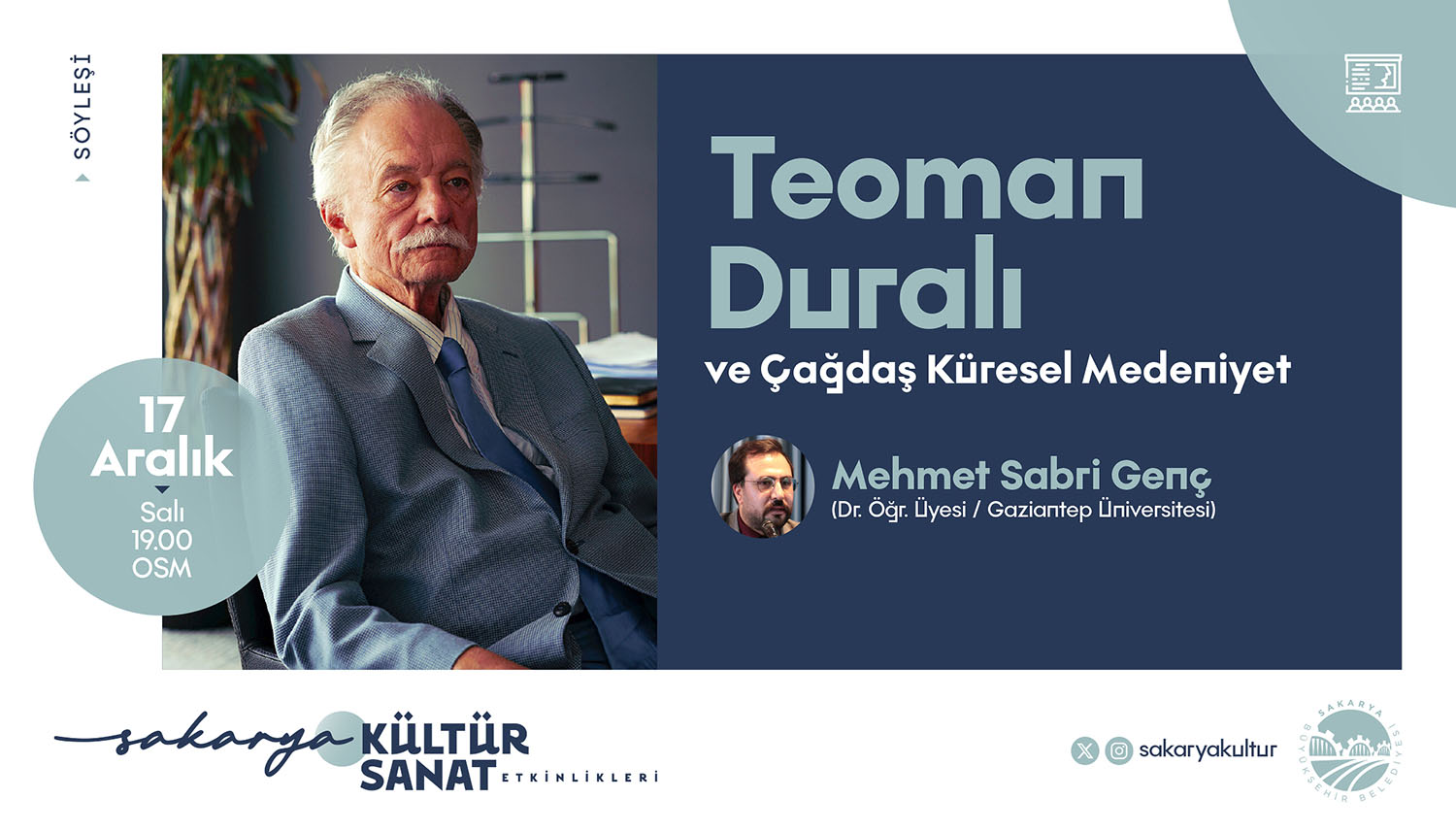Kültür sanat dostları için Büyükşehir’den dolu-dolu bir Aralık takvimi