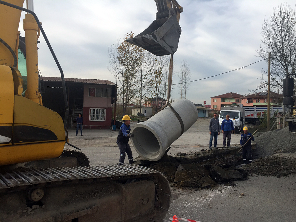 Erenler’e Yeni Yağmursuyu Hattı
