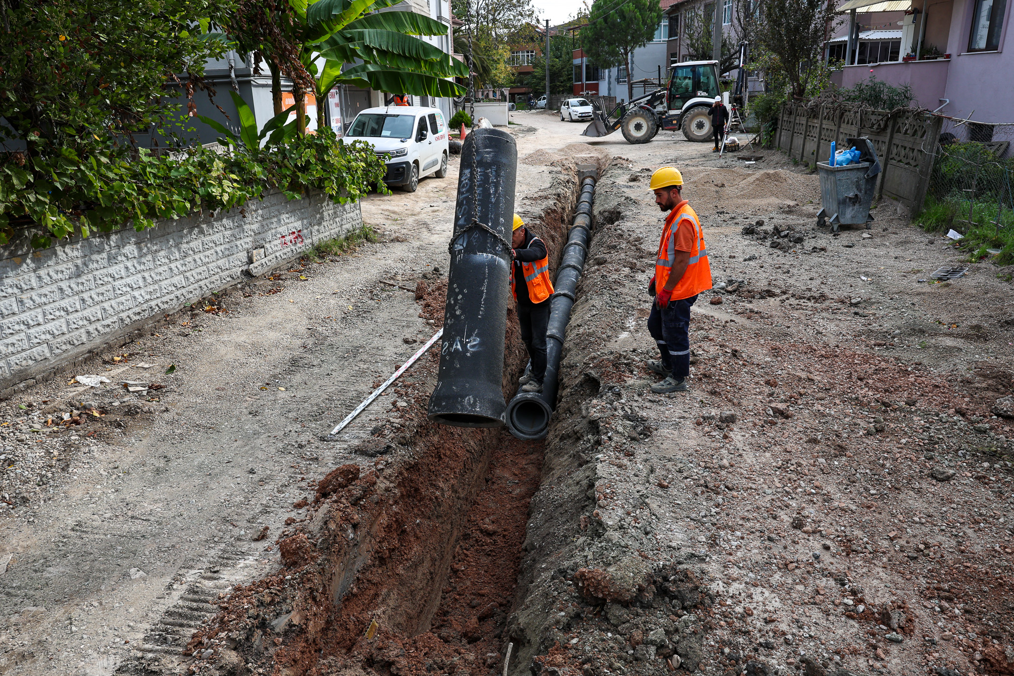 Güllük Mahallesi’nin altyapısı yoğun yağışlara karşı güvenli hale geliyor