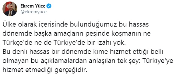 “Allah bize bu insan artıklarıyla mücadele imkanı verdi”