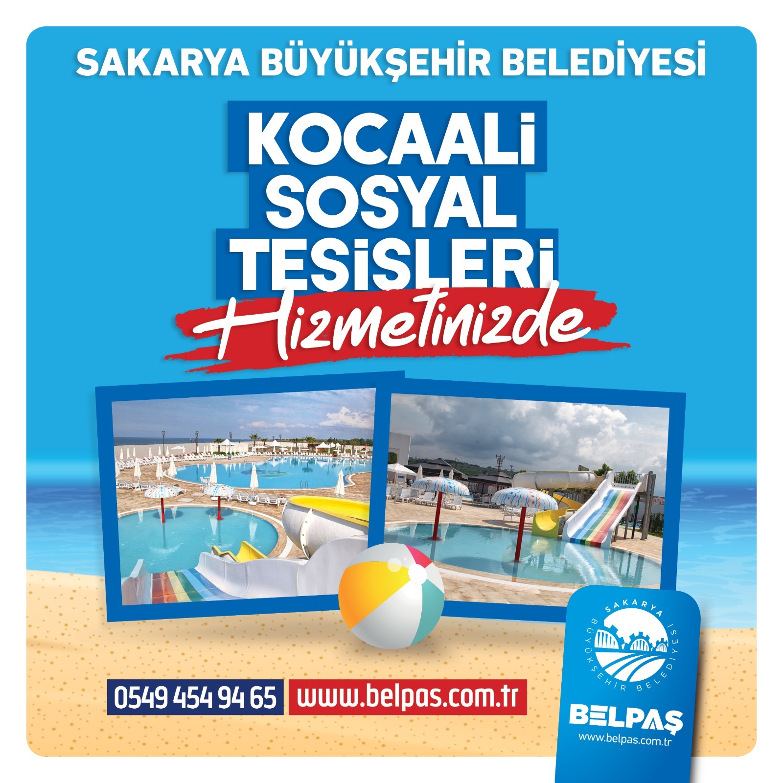 Sakarya’da binlerce kadının beklediği tesis kapılarını açıyor: Özel plaj, havuz, oyun alanı ve kafeterya…