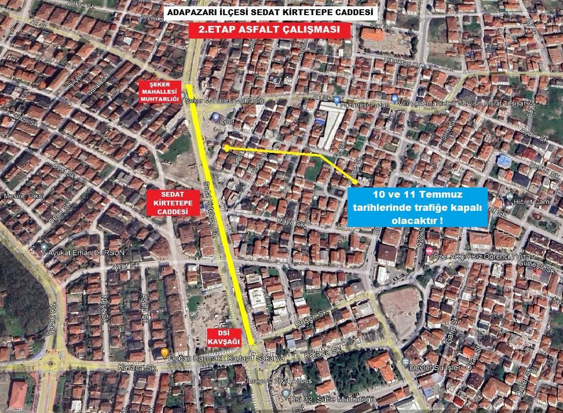 Sedat Kirtetepe Caddesi’nde 2. Etap çalışmaları başlıyor