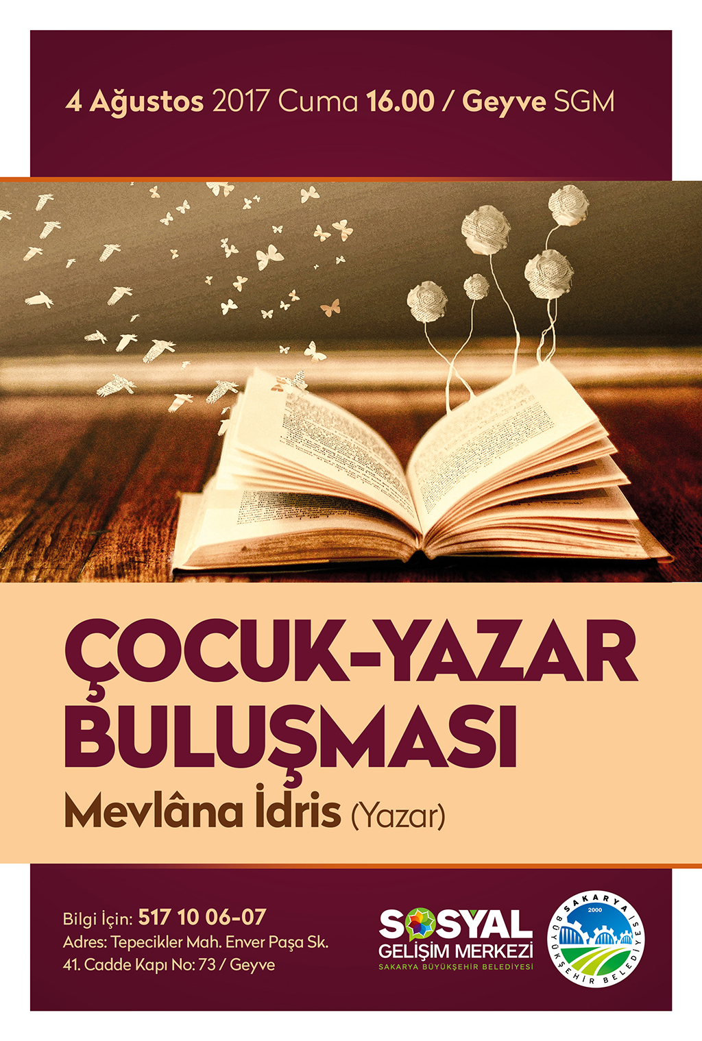 Mevlana İdris SGM öğrencileriyle buluşacak 