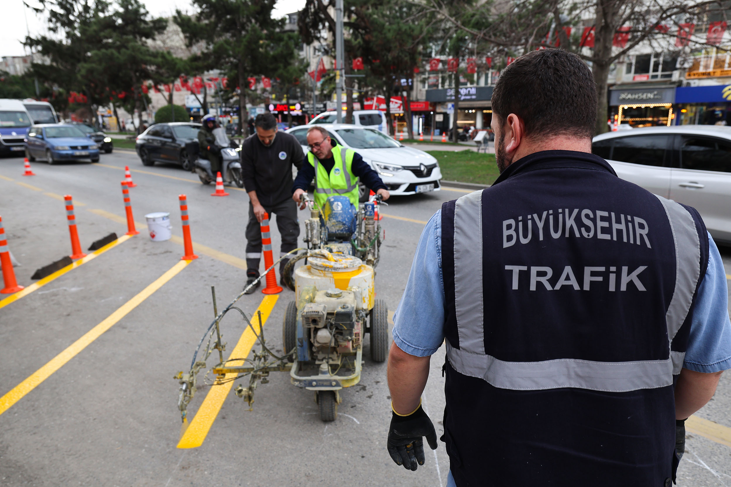 Büyükşehir’den şehir merkezinde motosikletler için düzenli park alanları