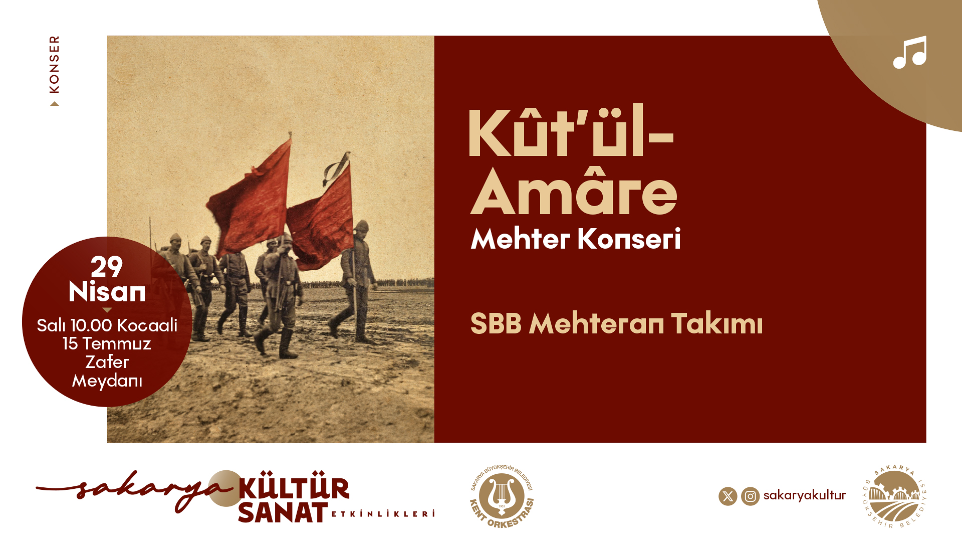 Büyükşehir kültür sanat etkinliklerinde Nisan takvimi belli oldu