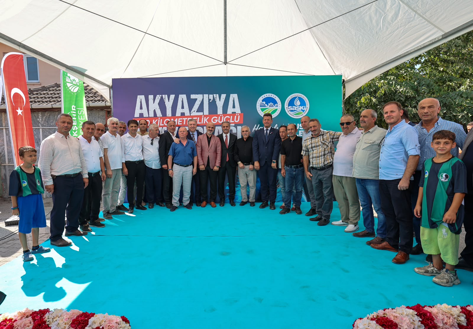 Akyazı’nın geleceğine 1 milyar TL’lik yatırım: “Tarihi bir günde ilçemizin su geleceğini güvence altına alıyoruz”
