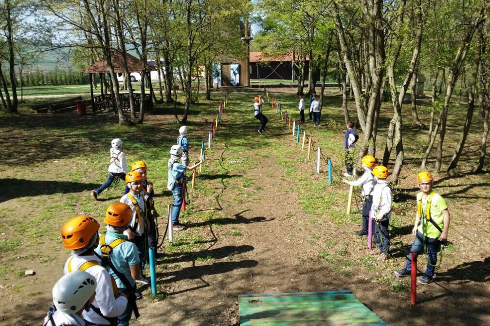 Minik öğrenciler Macera Park’ta