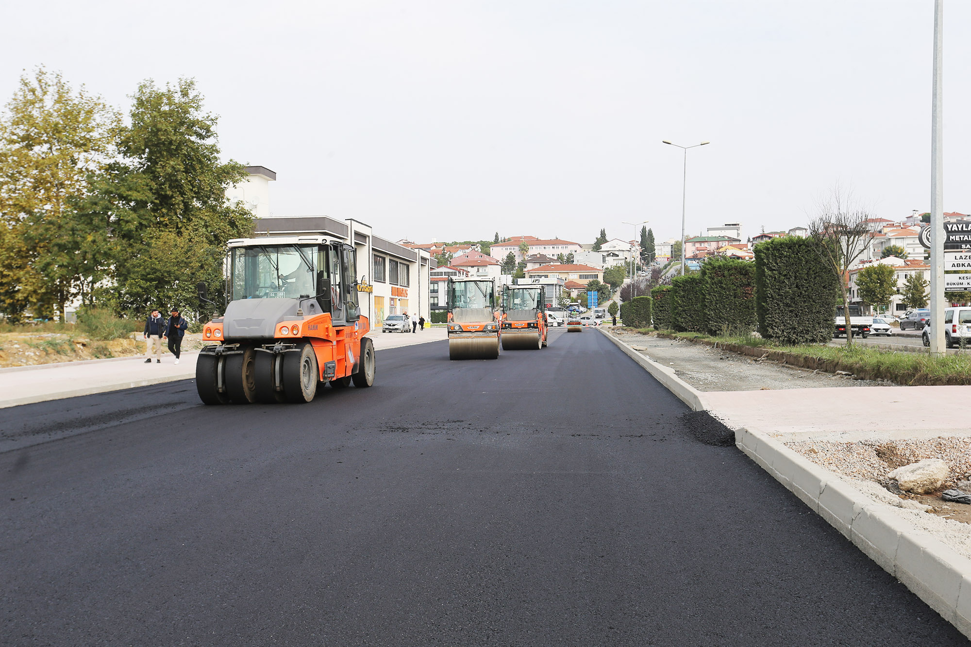 Büyükşehir şehrin en geniş caddesini hazırlıyor