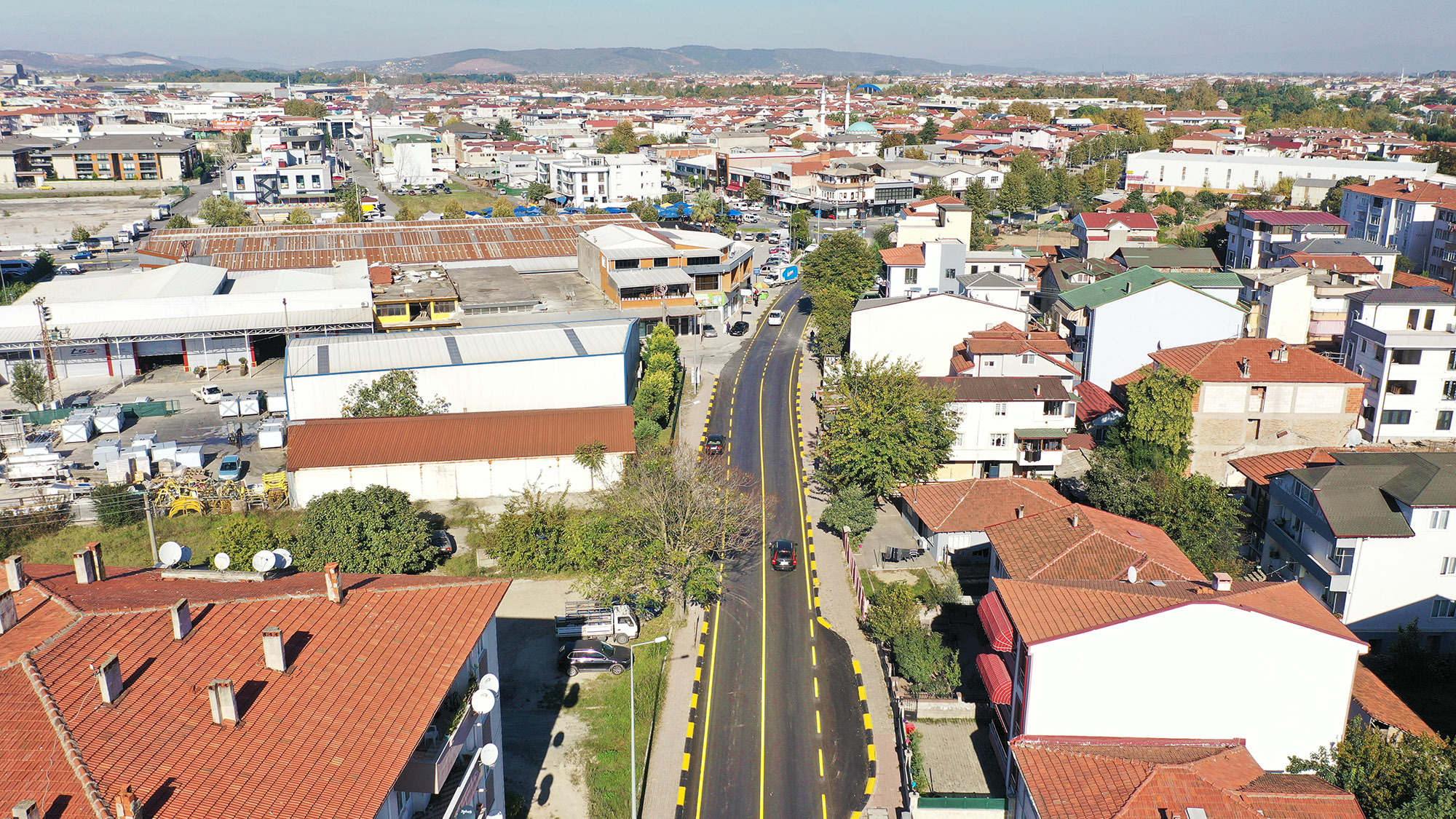 Büyükşehir Kirişhane'yi tablo gibi işledi