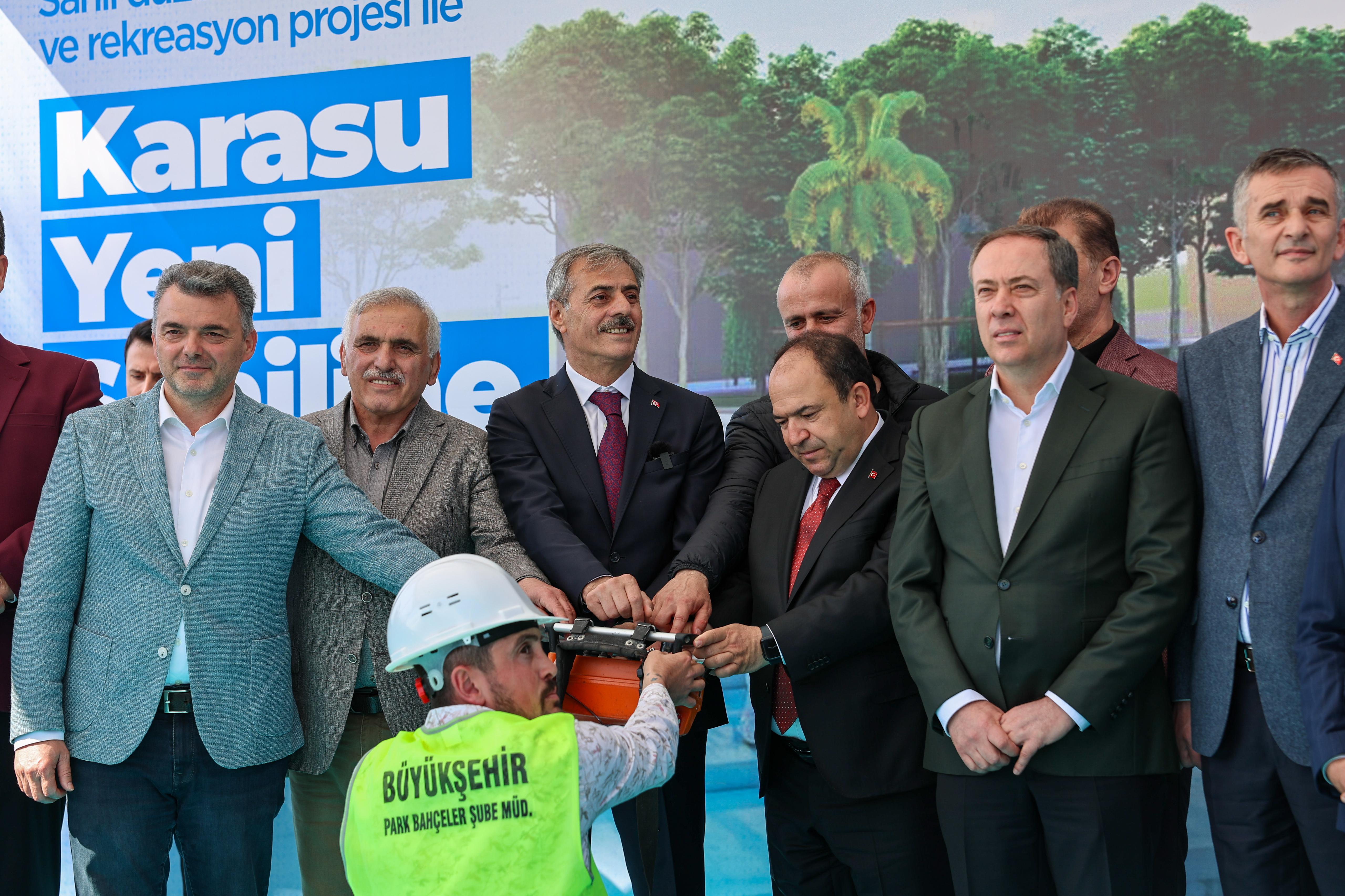 Karasu Sahil Düzenleme ve Rekreasyon Projesi hayırlı olsun
