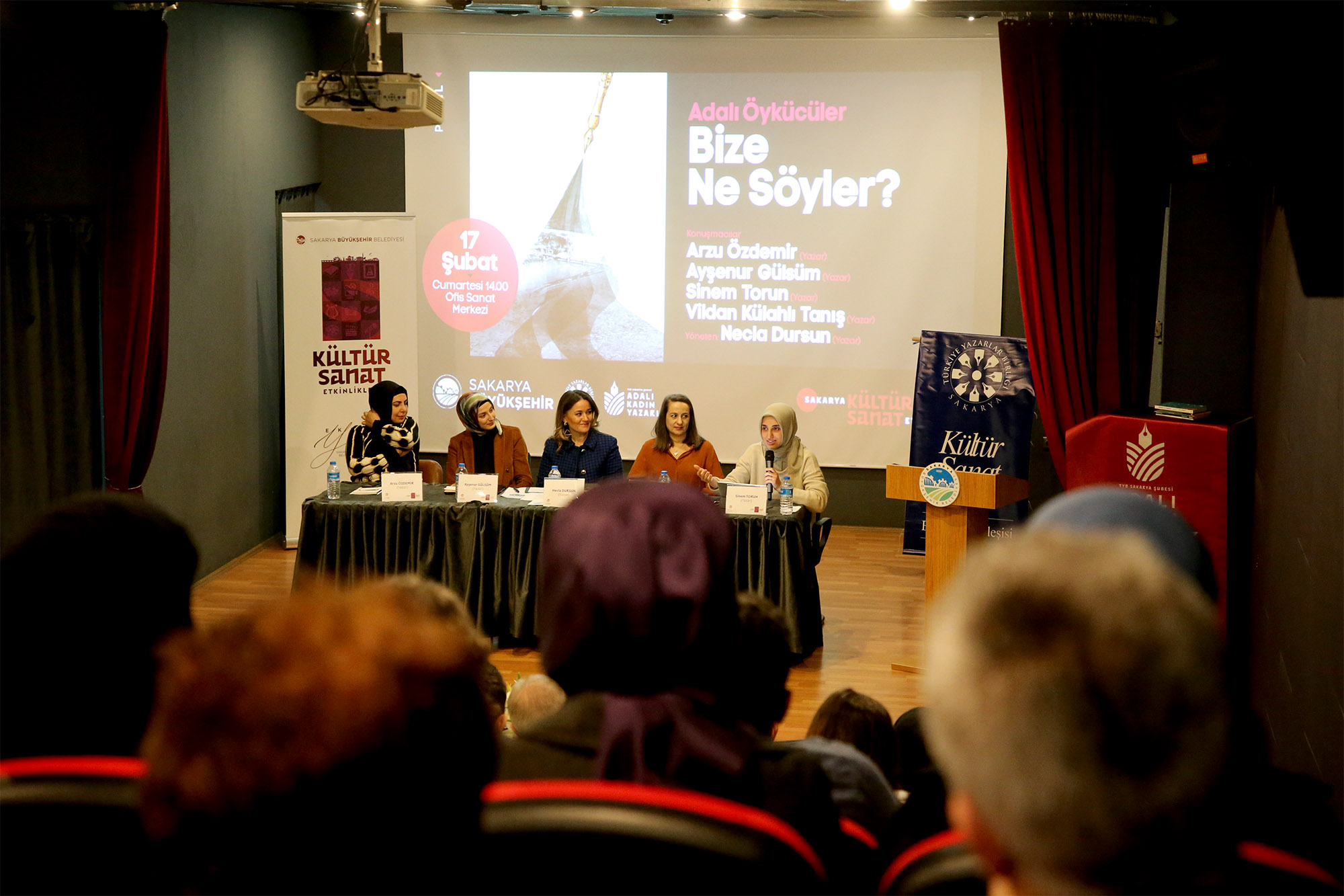 Sakaryalı yazarlarla yuvada ‘sanat’ dolu sohbet