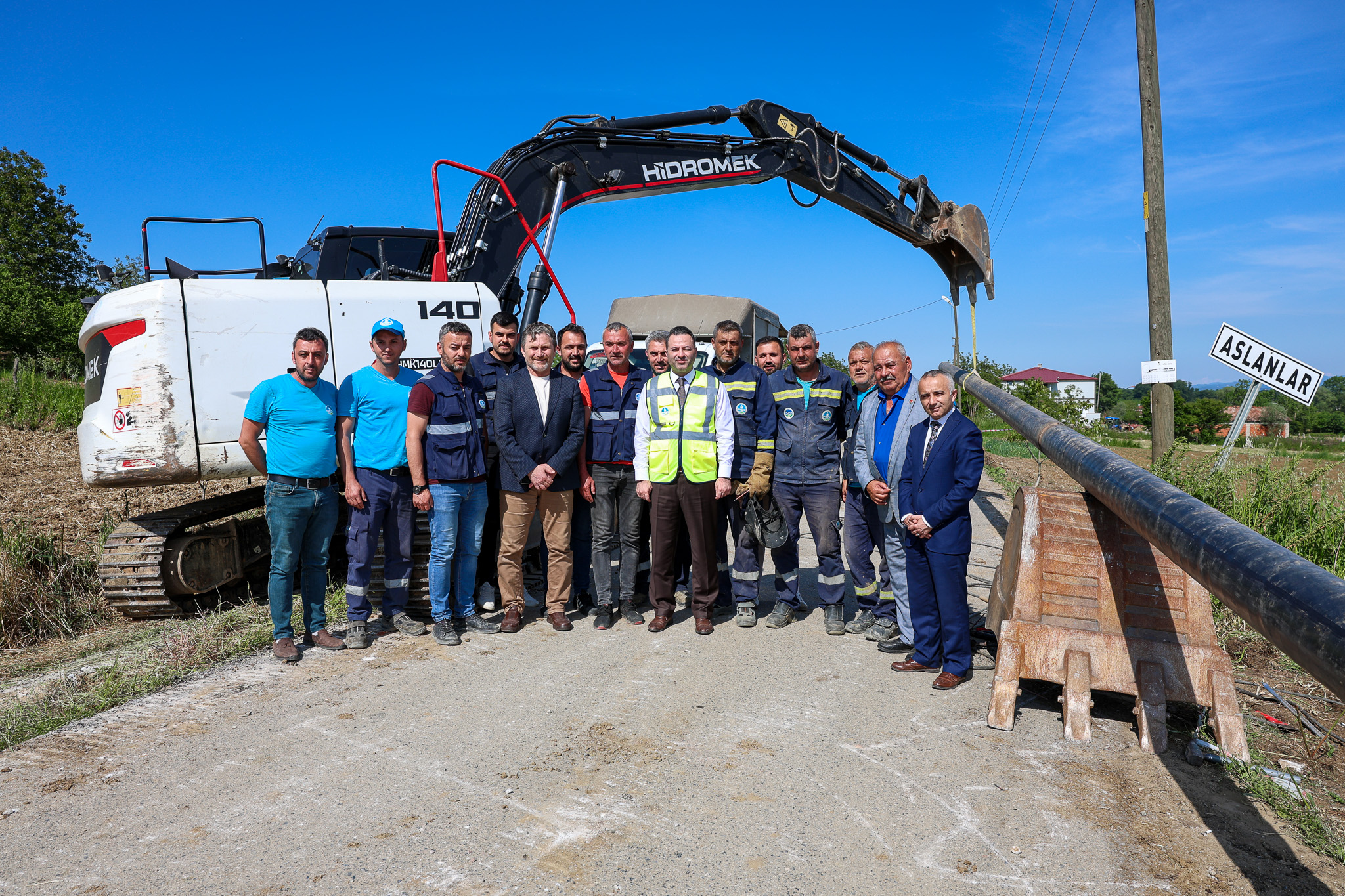 İki ilçenin 9 mahallesini kesintisiz içme suyuyla buluşturacak projede son adım