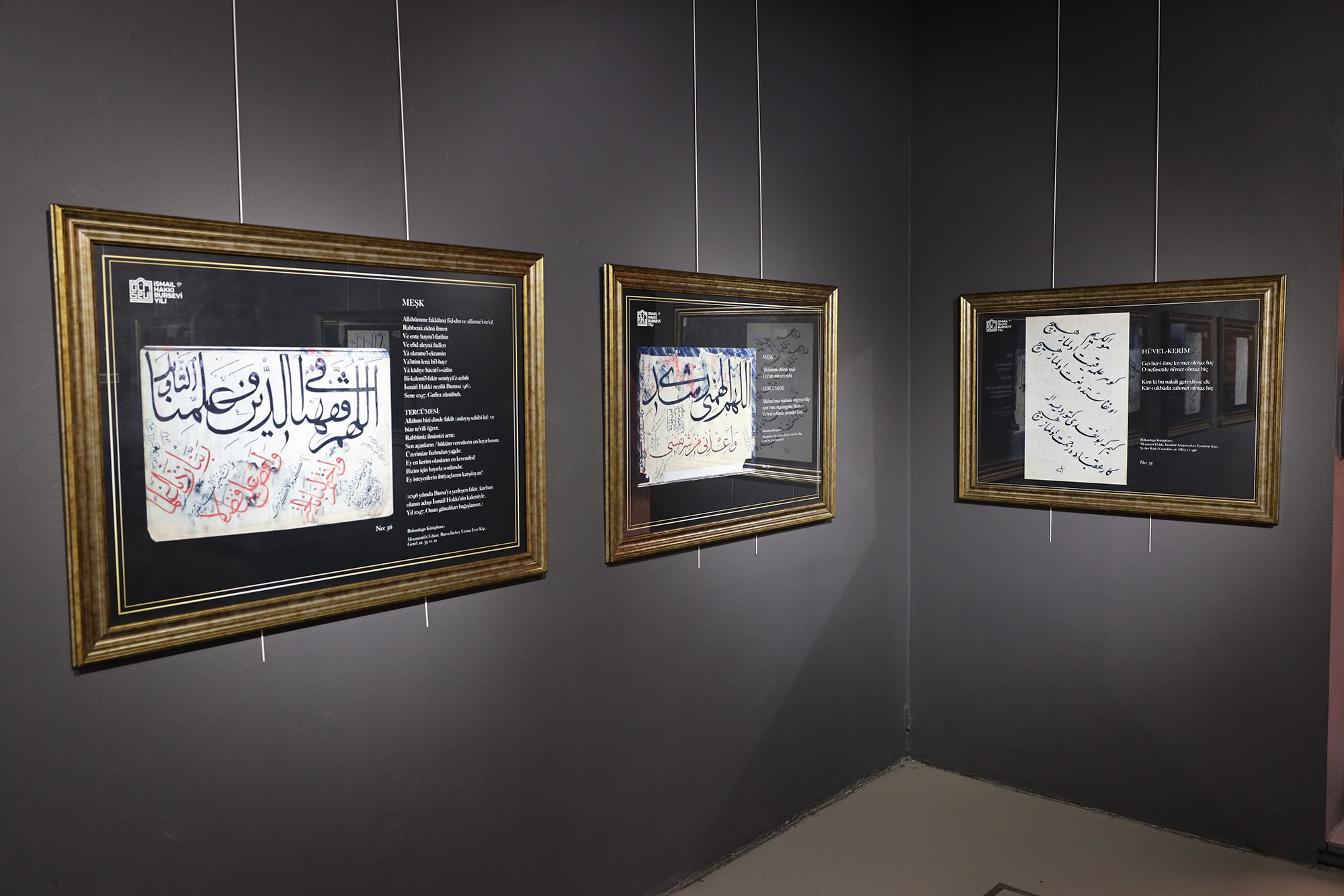 OSM’de Bursevî’ye vefa: Sergi açıldı, panelde düşünce dünyası konuşuldu