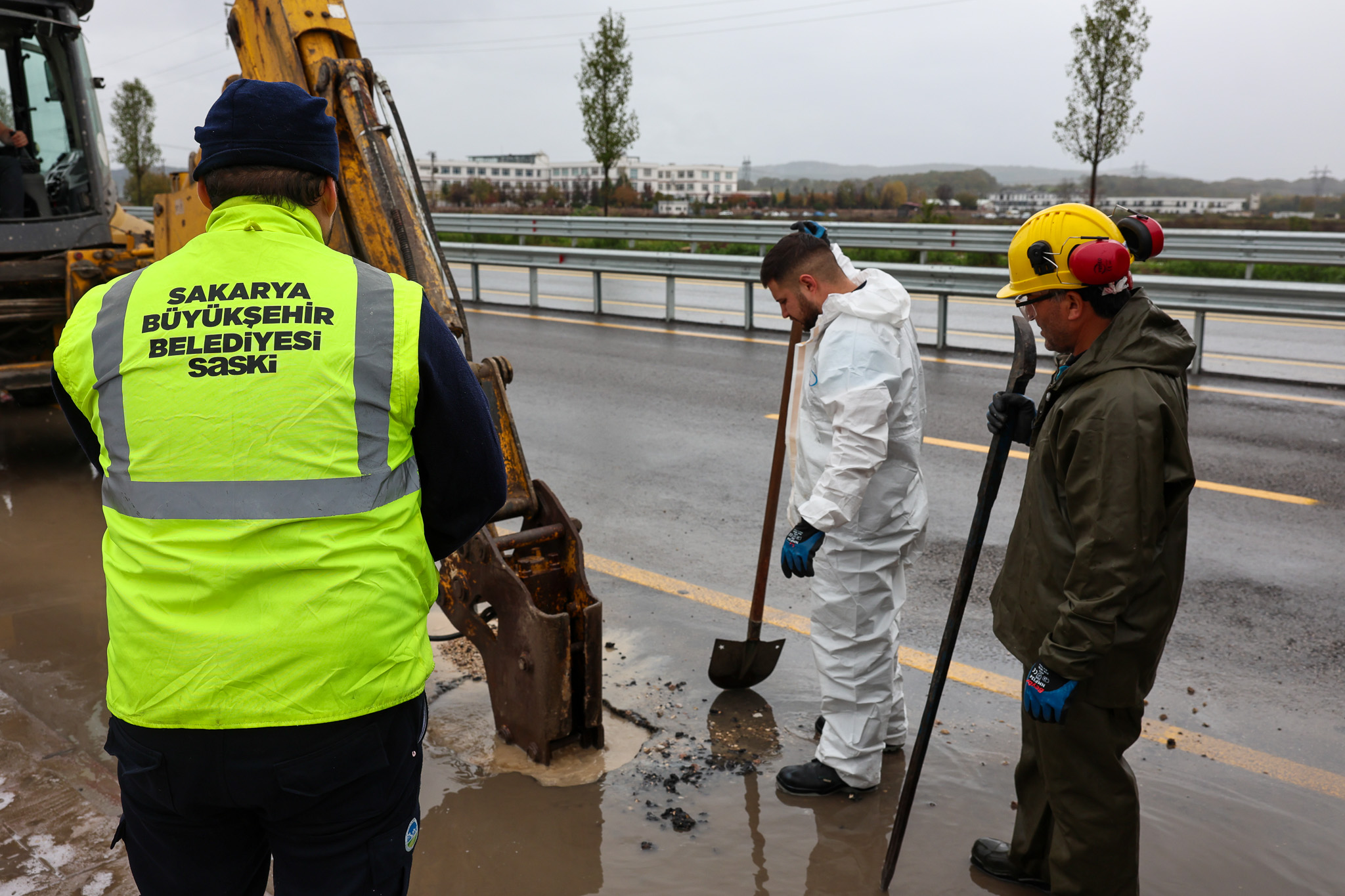 SASKİ’den yoğun yağışa hızlı müdahale