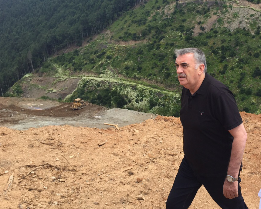 Akçay’da Sıra Baraj Gövdesinde