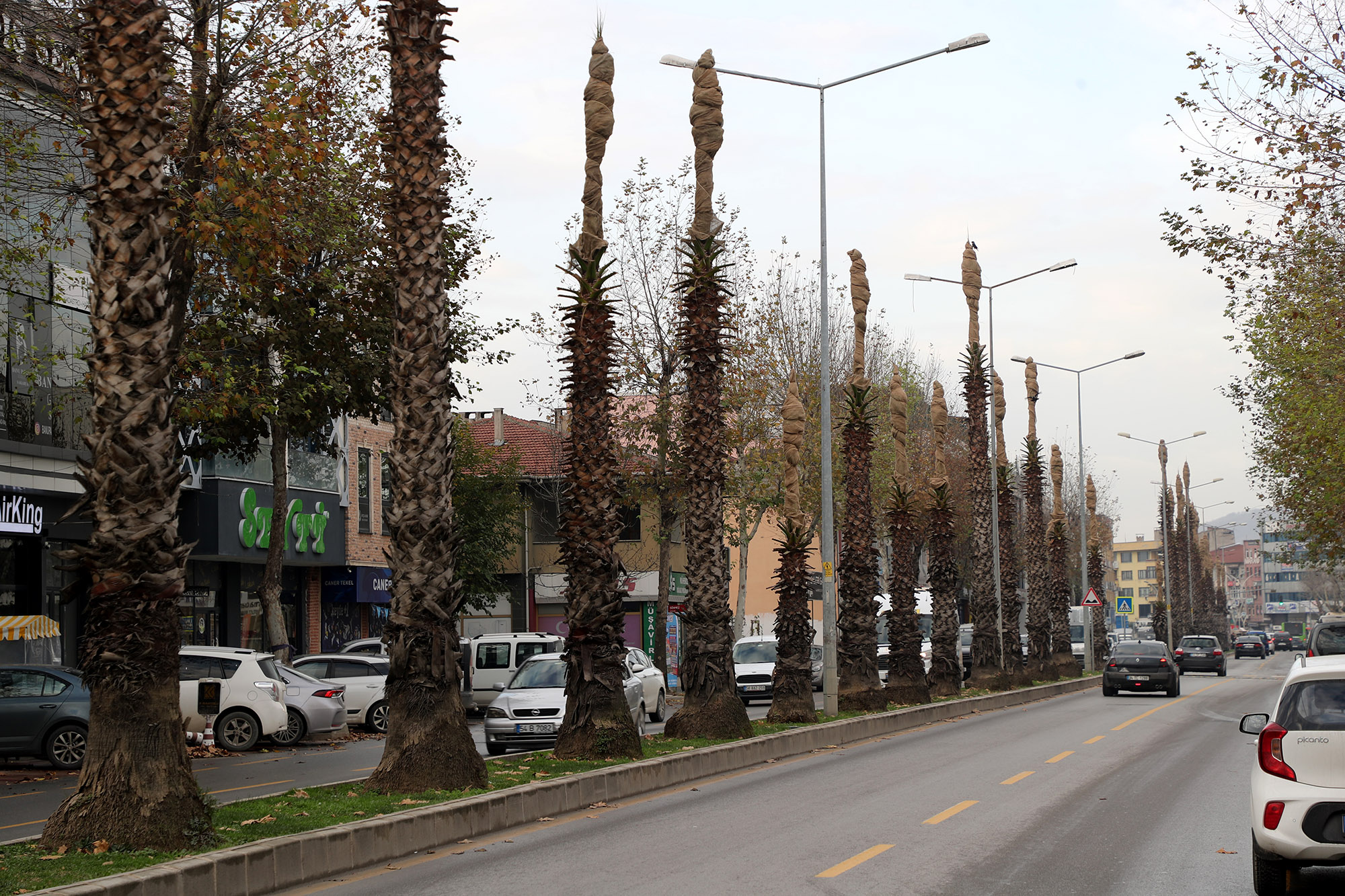 15 Temmuz Caddesi kışa hazır