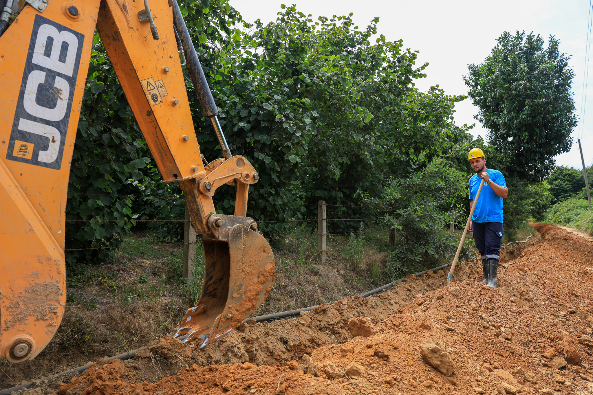 Aziziye Mahallesi’nin yeni içme suyu hattında çalışmalar tamamlandı