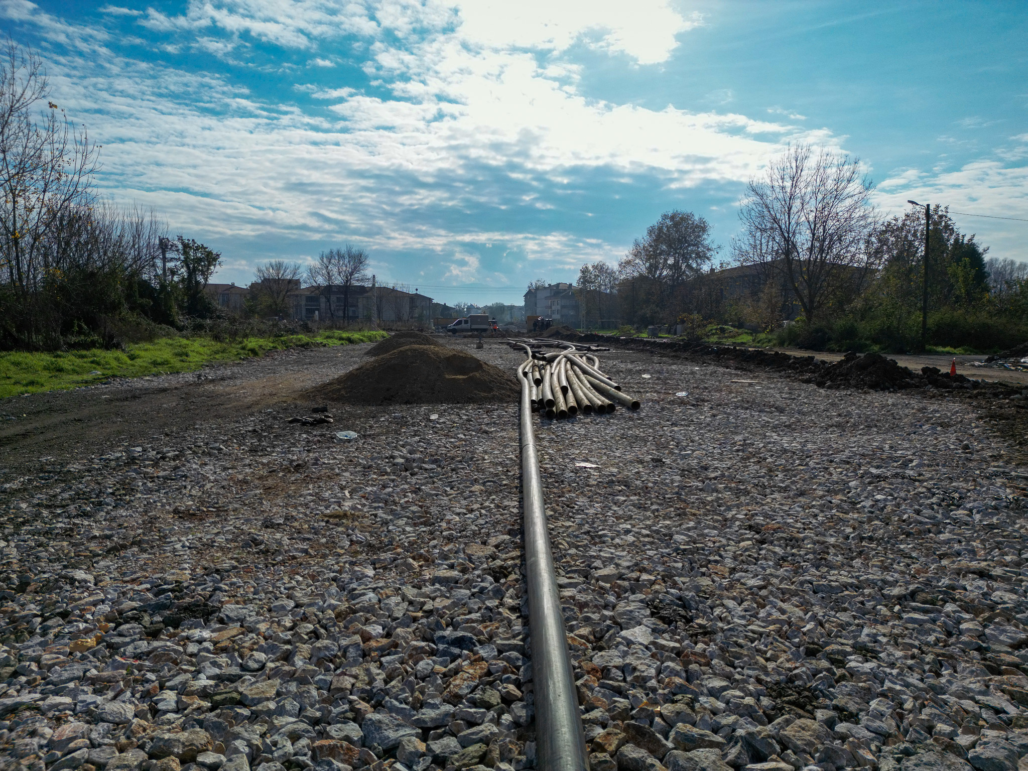 Alparslan Türkeş Caddesi’nde duble yol öncesi altyapı güçlendiriliyor