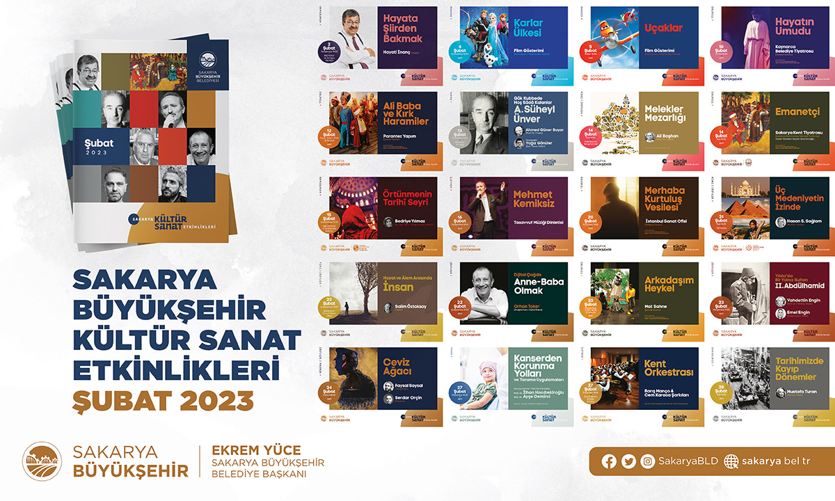 Büyükşehir Şubat kültür sanat etkinlikleri başlıyor