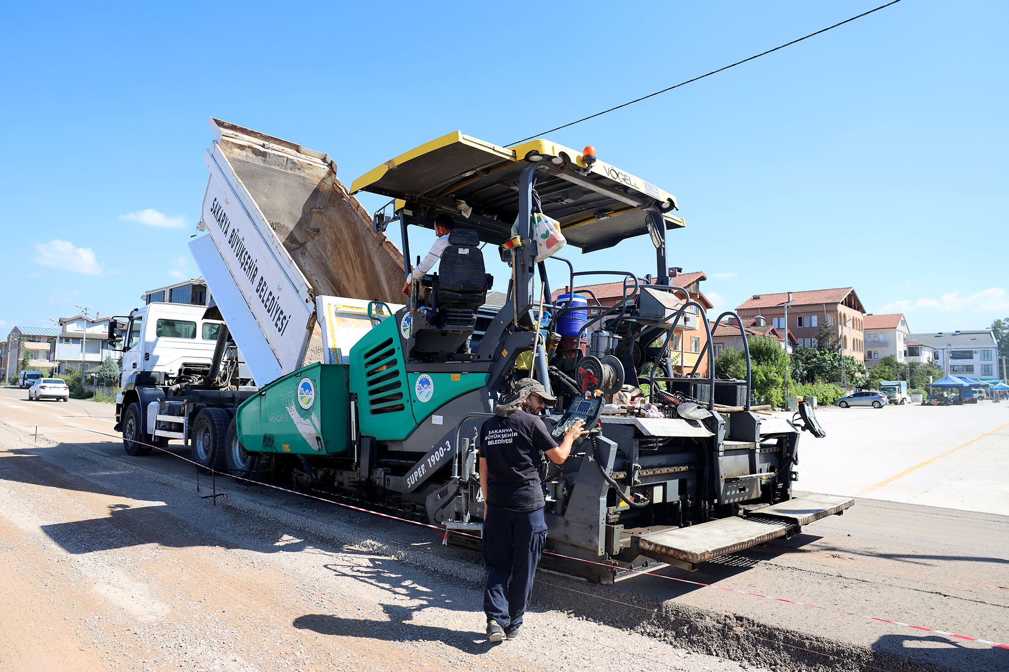 Hanlı-OSB arası duble yolda çalışmalar hızlandı