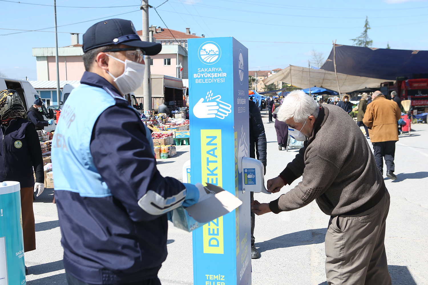 İlçelerde Koronavirüs tedbirleri sürüyor