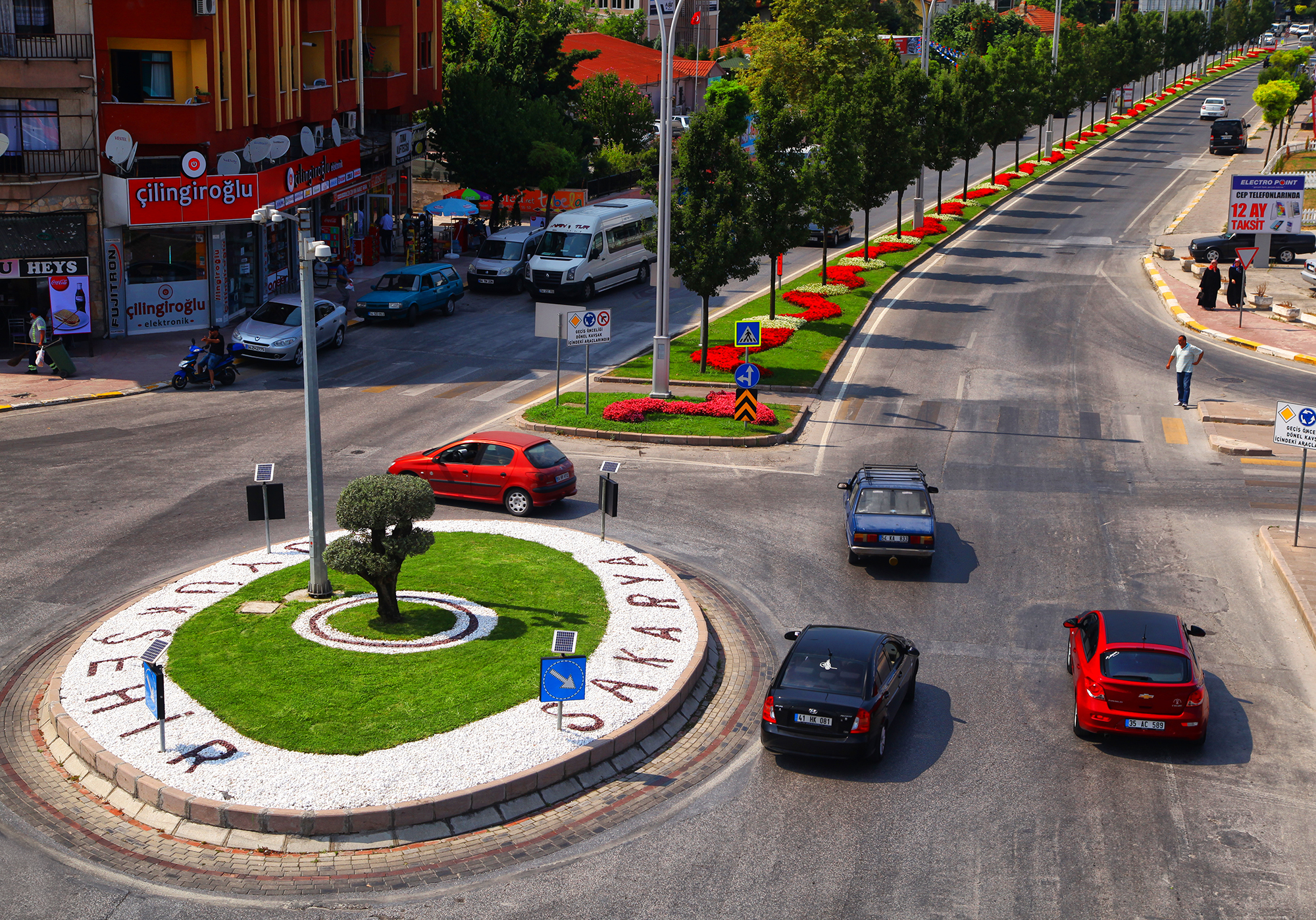 Yeşil alanlarıyla büyüyen bir şehir