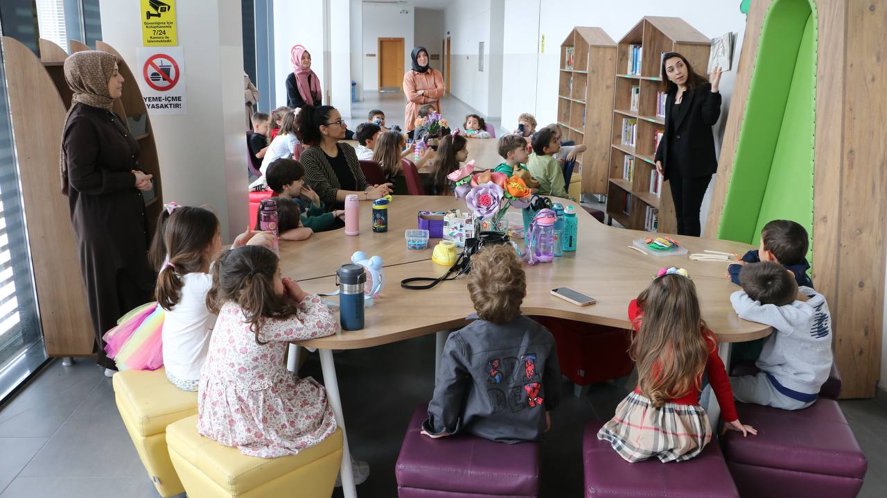 SGM Kütüphaneler Haftası’nda minik öğrencileri ağırladı