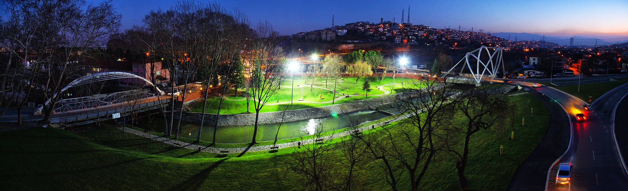 Vagon Park gündüz ayrı gece ayrı güzel