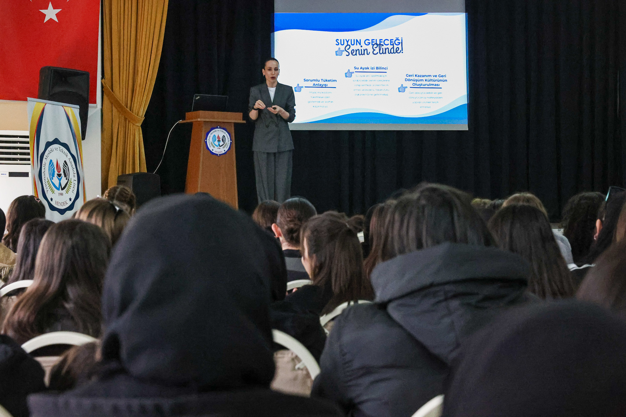 SASKİ, suyun yaşam döngüsünü okul sıralarında anlattı