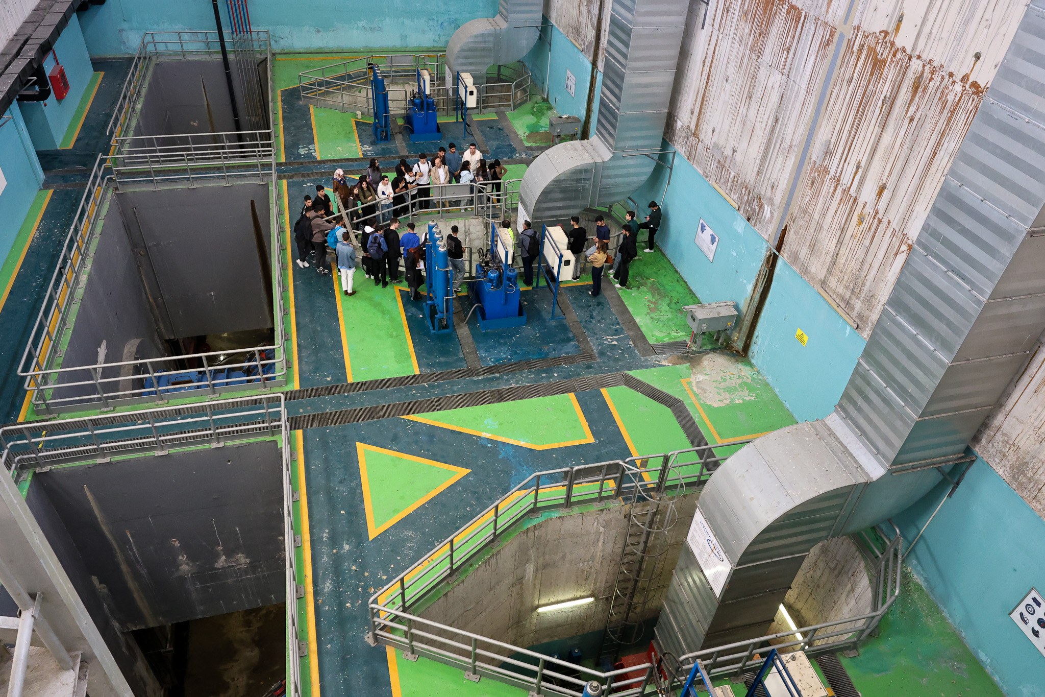 Geleceğin enerji uzmanları SASKİ’nin elektrik üretim tesislerini inceledi