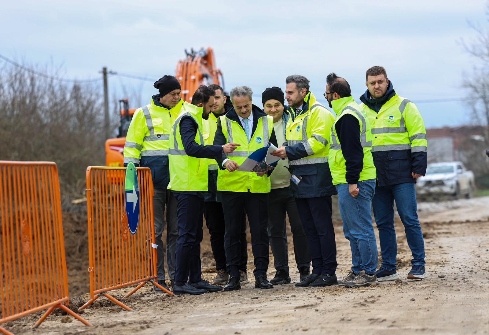 Yazlık Kavşağı’nda trafik yükünü hafifletecek duble yolda çalışmalar başladı