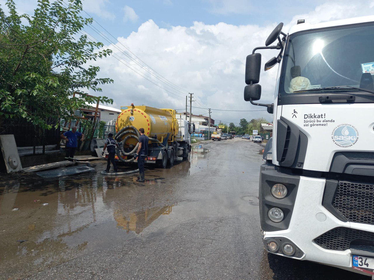 Büyükşehir anında müdahale ile olumsuzlukların önüne geçti